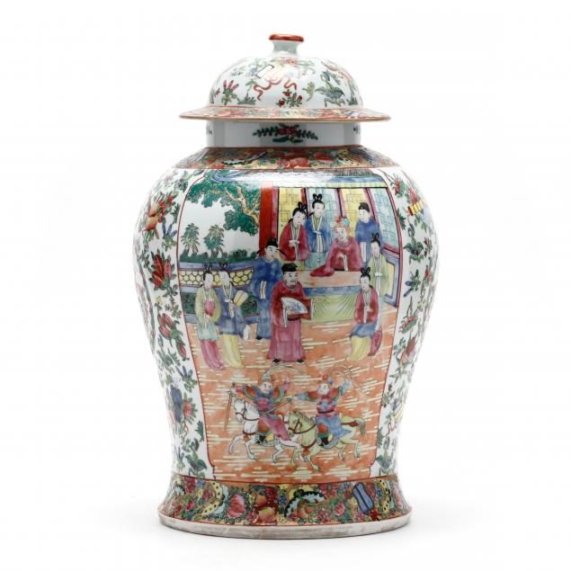 a-large-chinese-rose-mandarin-temple-jar