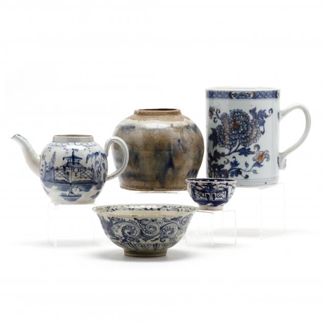 a-group-of-asian-blue-and-white-ceramics