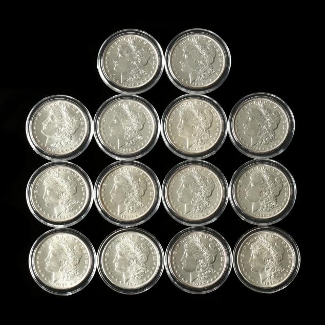 cased-consecutive-date-set-of-fourteen-different-bu-morgan-silver-dollars