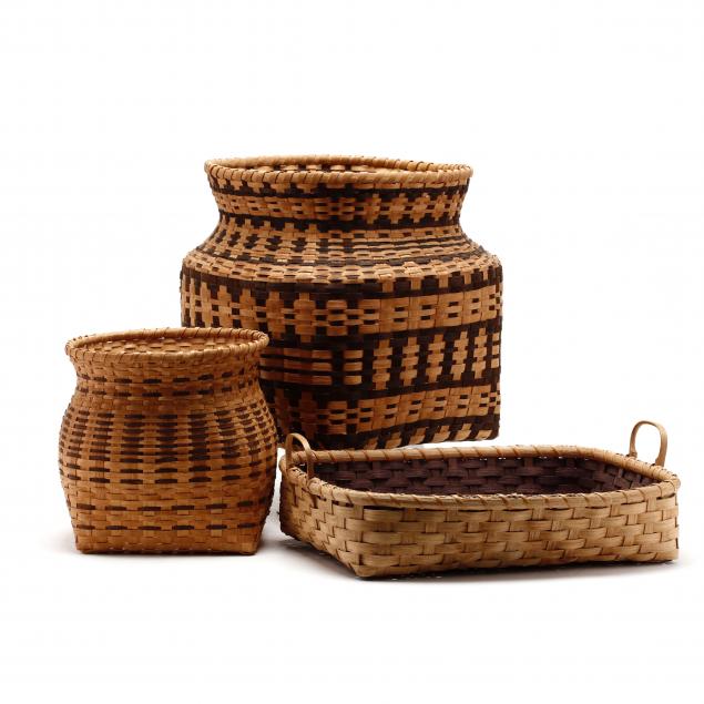 three-native-american-baskets
