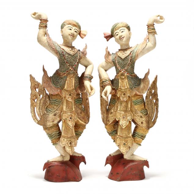 a-pair-of-tall-thai-dancing-sculptures