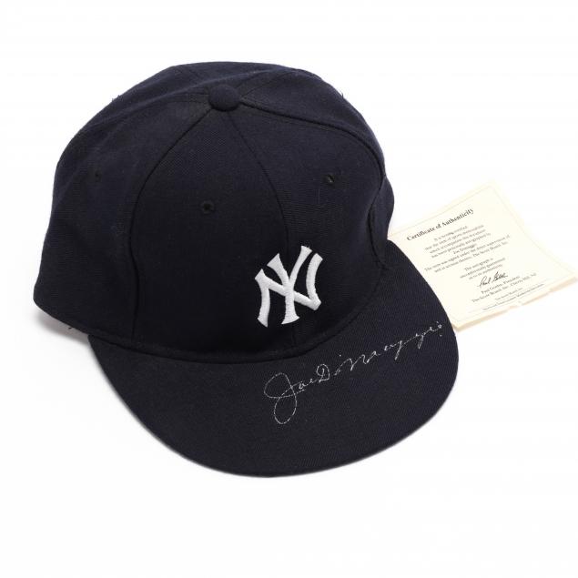 joe-dimaggio-signed-new-era-baseball-cap-with-coa