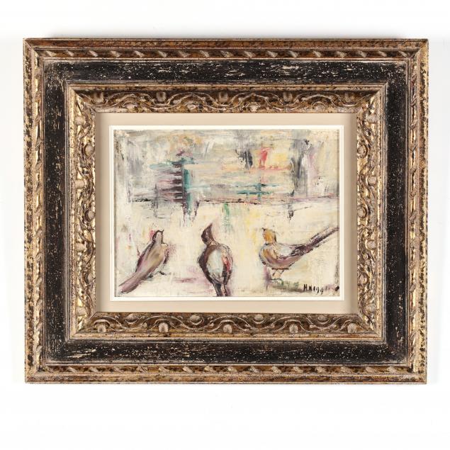 a-mid-century-expressionist-school-painting-of-three-birds