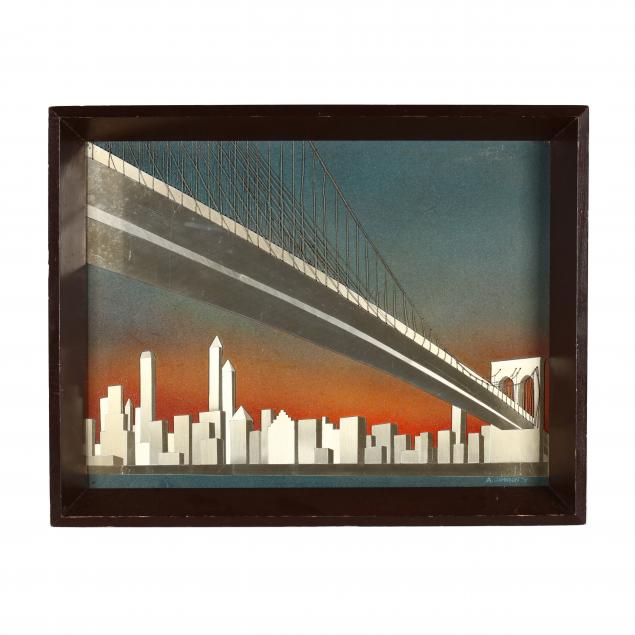 arthur-johnson-nj-20th-century-brooklyn-bridge-ny-skyline-collage