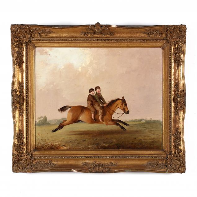 english-school-19th-century-two-boys-on-horseback