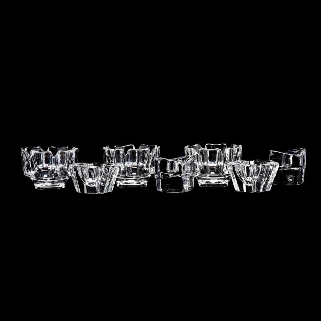 seven-pieces-of-modern-orrefors-crystal