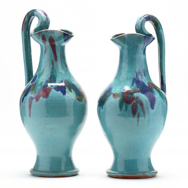 nc-pottery-a-r-cole-rebecca-pitchers