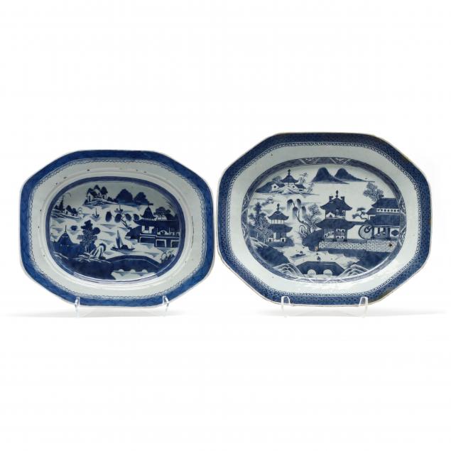 antique-canton-platter-and-dish