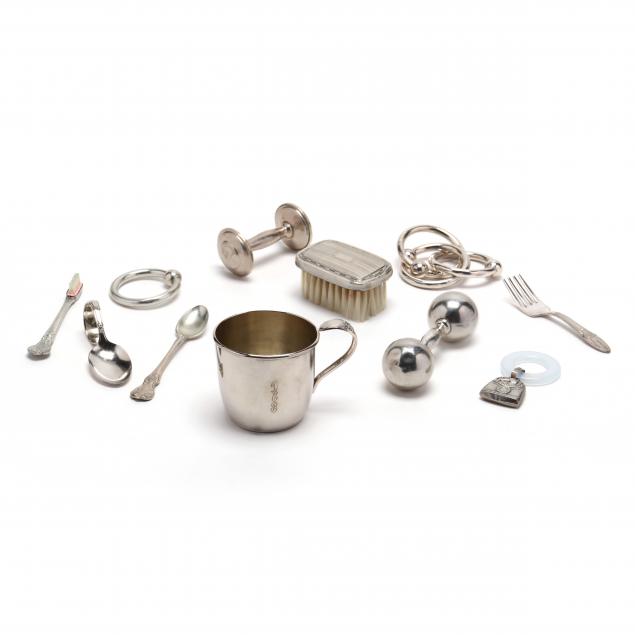 a-group-of-baby-s-sterling-silver