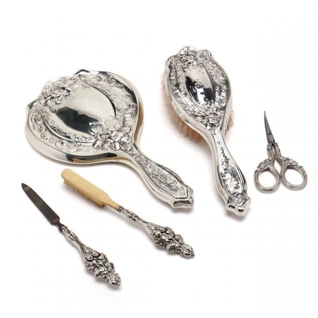 an-antique-art-nouveau-sterling-silver-vanity-set