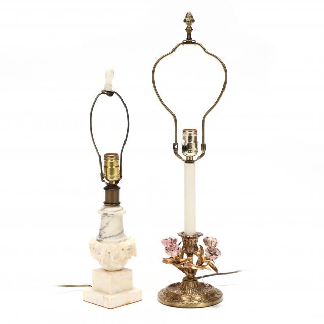 two-vintage-boudoir-lamps