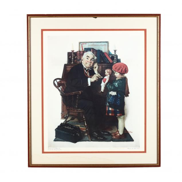 after-norman-rockwell-american-1894-1978-i-the-doctor-and-the-doll-i