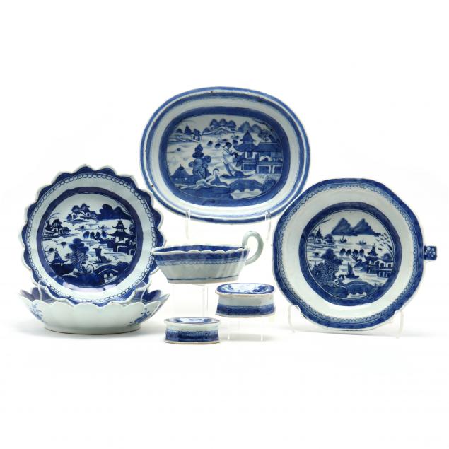 a-group-of-canton-export-porcelain-serving-pieces