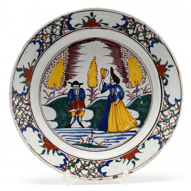 english-delft-charger-courting-couple