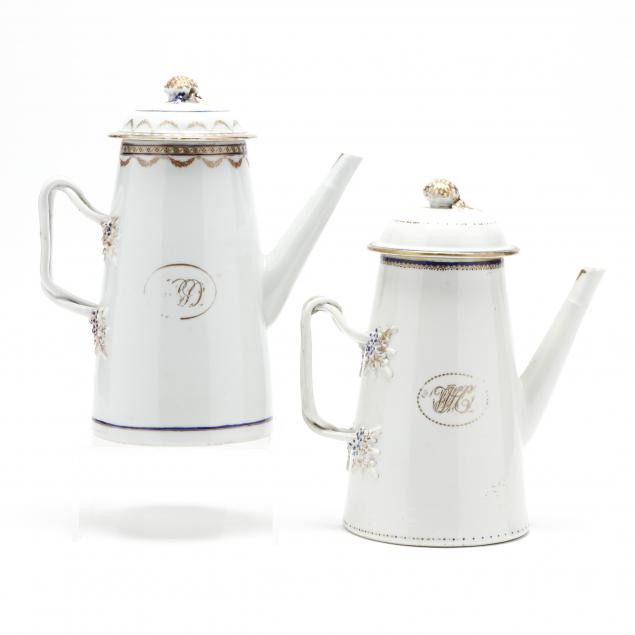 two-chinese-export-porcelain-coffee-pots