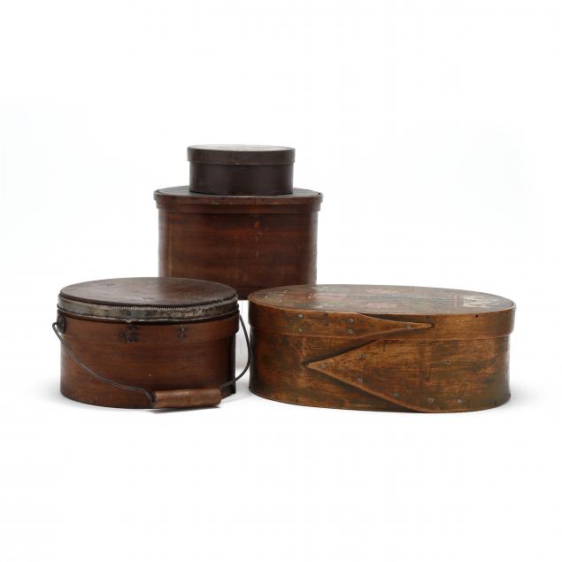 four-antique-storage-boxes