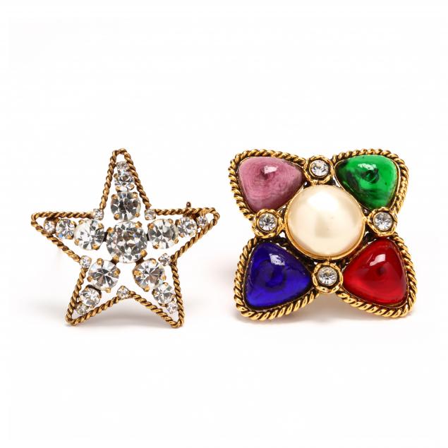 two-rhinestone-and-faux-gemstone-brooches-chanel