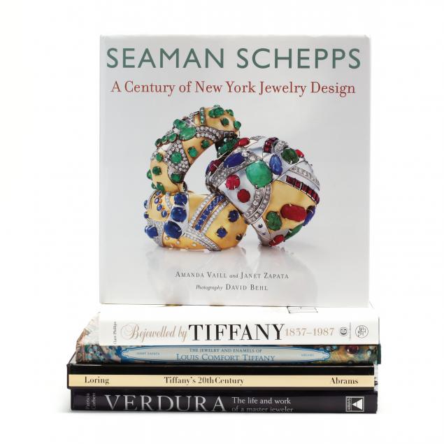 group-of-jewelry-books-verdura-tiffany-co-seaman-schepps