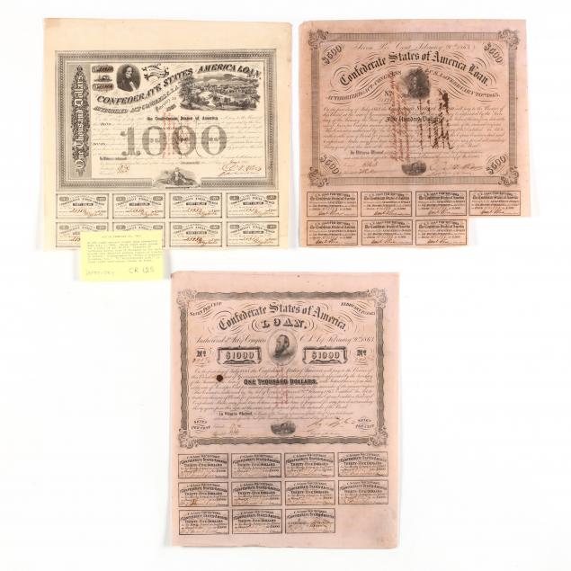 three-confederate-bonds-from-trans-mississippi-depositories