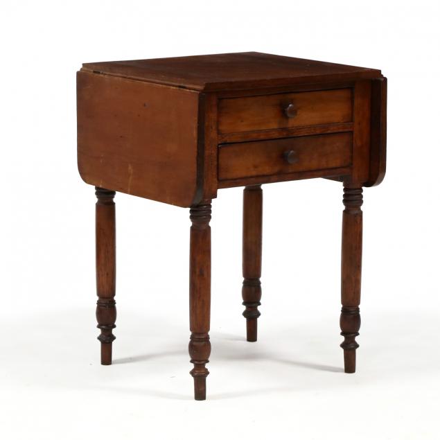 southern-sheraton-cherry-two-drawer-work-table