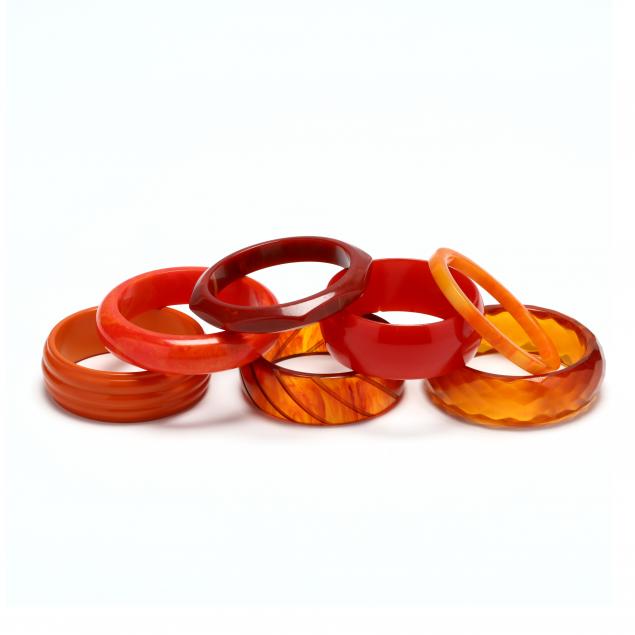 seven-bakelite-bangle-bracelets