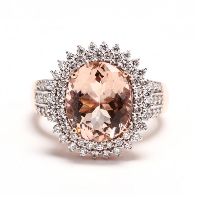 18kt-rose-gold-morganite-and-diamond-ring-signed