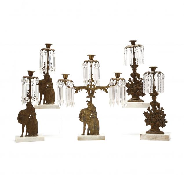 group-of-antique-girandole-candelabra