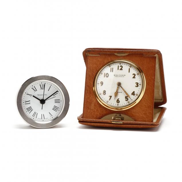 two-travel-clocks-waltham-and-tiffany