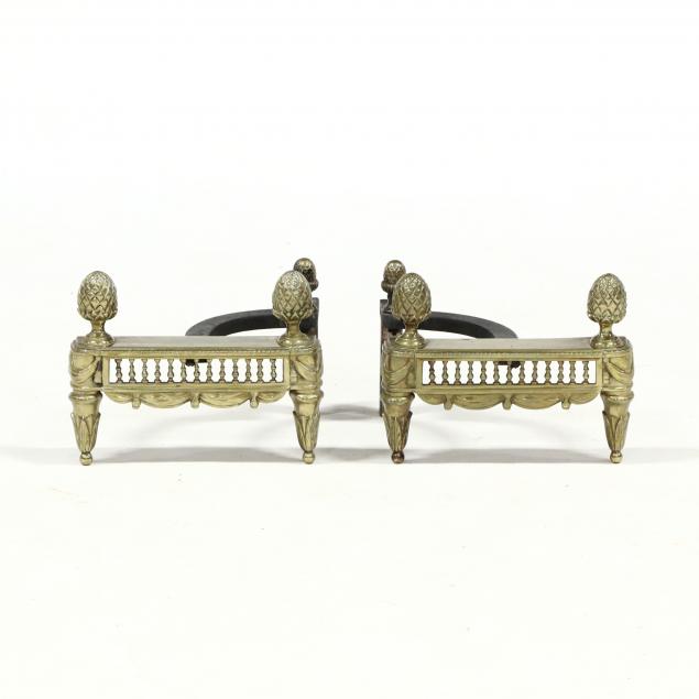 pair-of-neoclassical-style-diminutive-andirons