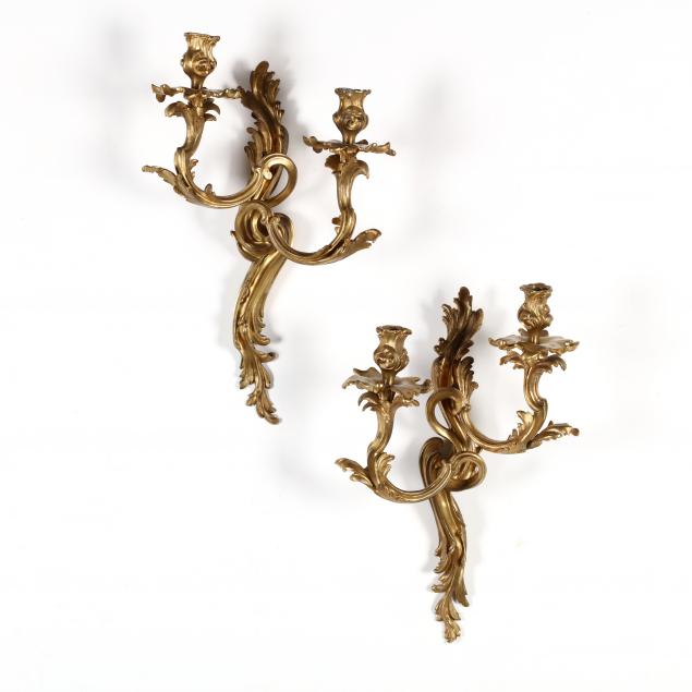 pair-of-french-rococo-style-gilt-bronze-wall-sconces