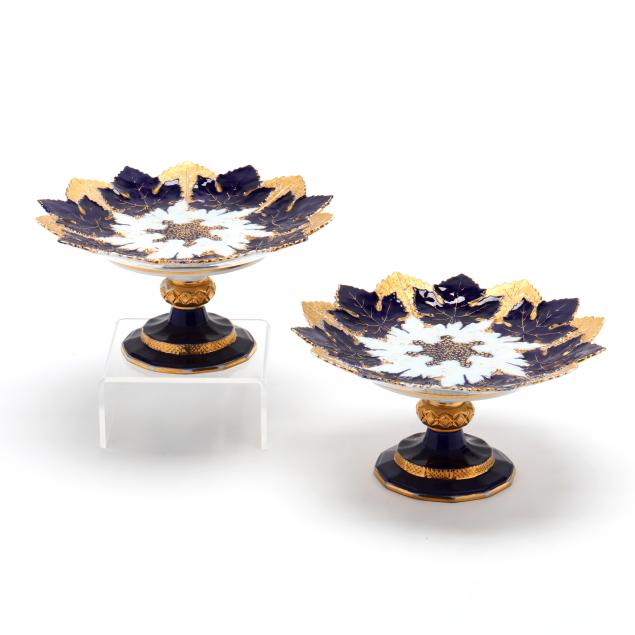 a-pair-of-meissen-gilt-decorated-tazza