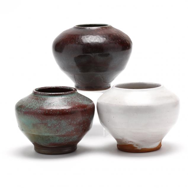 three-pieces-of-jugtown-pottery