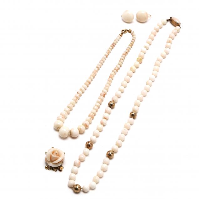 group-of-coral-jewelry-items