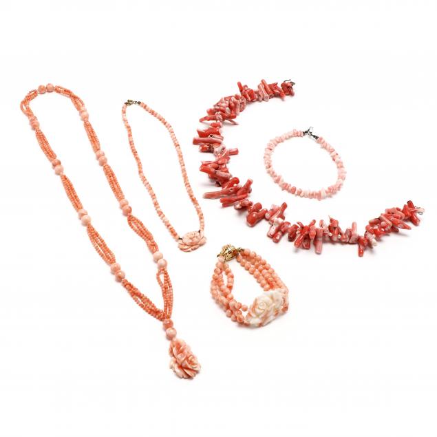 five-coral-bead-jewelry-items