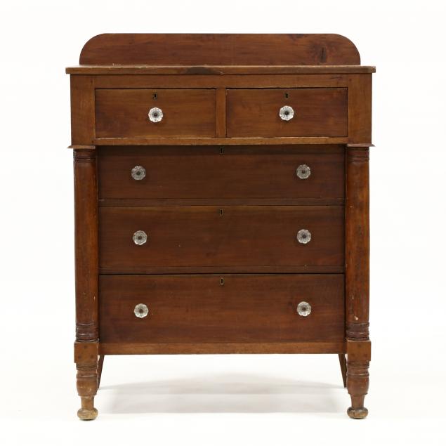 southern-late-classical-walnut-semi-tall-chest-of-drawers