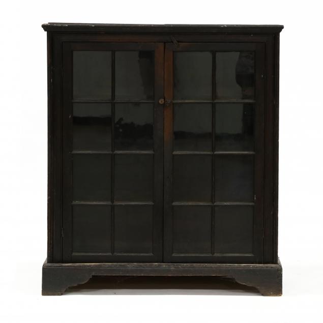 southern-painted-architectural-glazed-door-cabinet