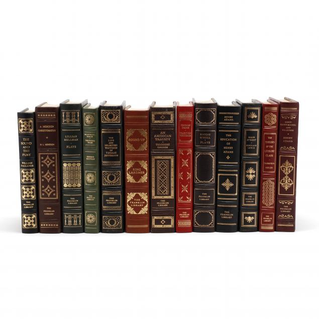 the-franklin-library-13-leatherbound-volumes