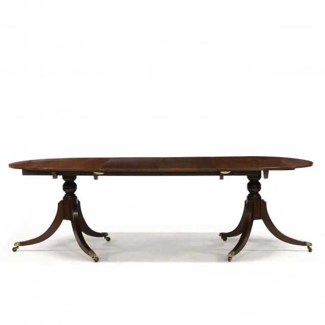 federal-style-mahogany-double-pedestal-dining-table