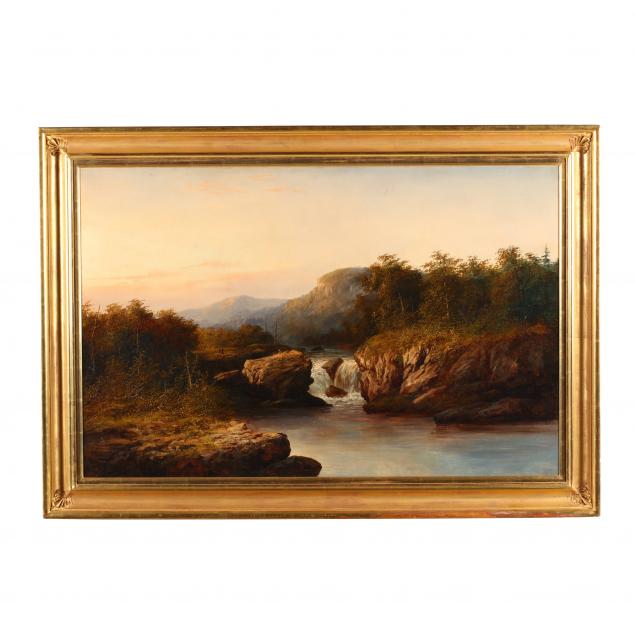 att-william-frerichs-ny-nc-1829-1905-landscape-with-waterfall