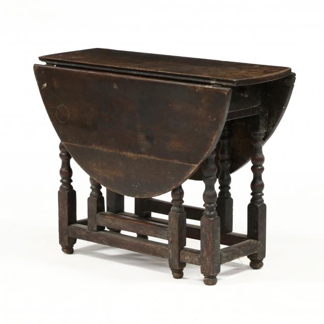 english-william-and-mary-oak-drop-leaf-breakfast-table