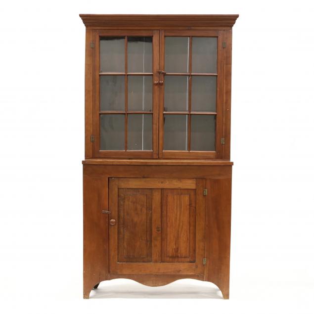 mid-atlantic-stepback-flat-wall-cherry-cupboard