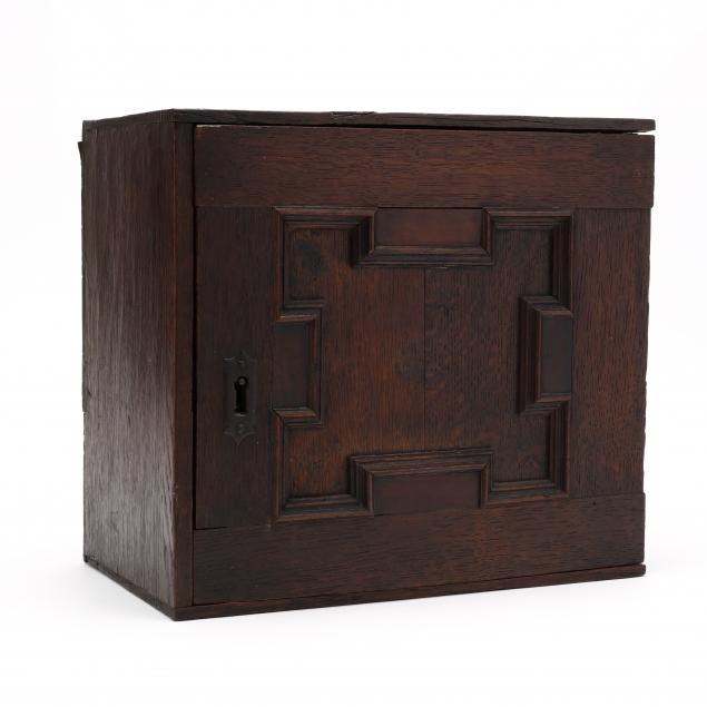 english-william-and-mary-oak-spice-cabinet