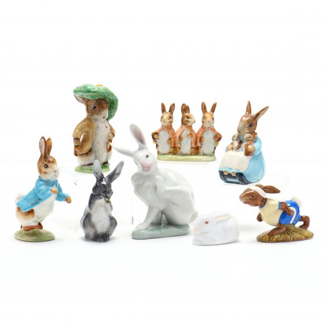 a-group-of-porcelain-bunny-figurines