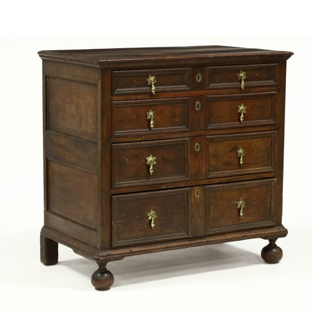 english-william-and-mary-oak-chest-of-drawers