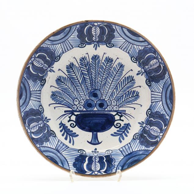 a-dutch-delft-peacock-feather-charger