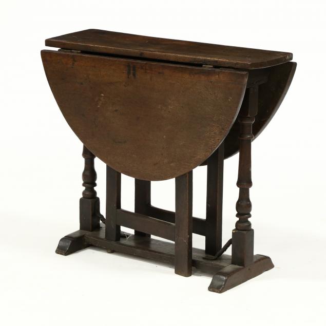 english-jacobean-oak-drop-leaf-side-table