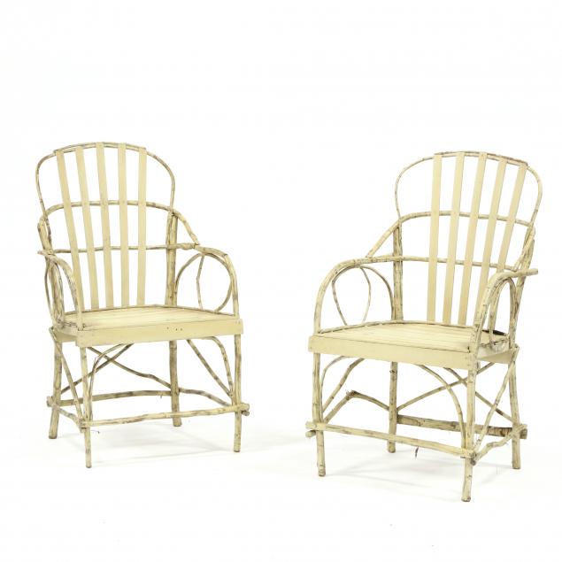 pair-of-twig-art-painted-armchairs