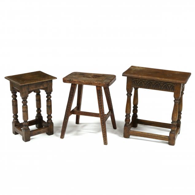 three-oak-stools