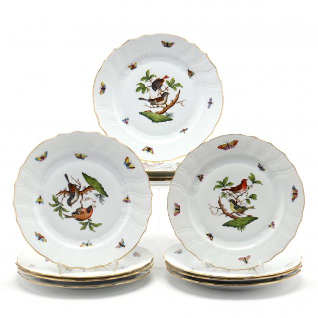 set-of-12-herend-rothschild-bird-dinner-plates