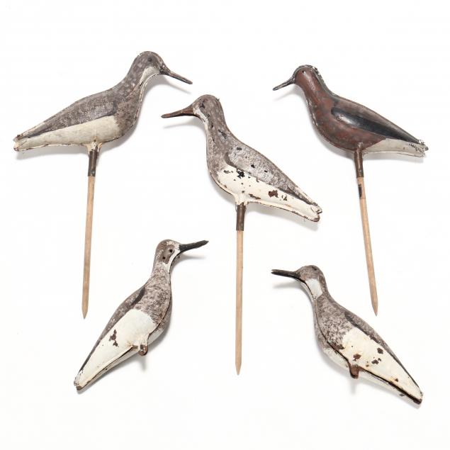 five-tin-shore-bird-stick-decoys